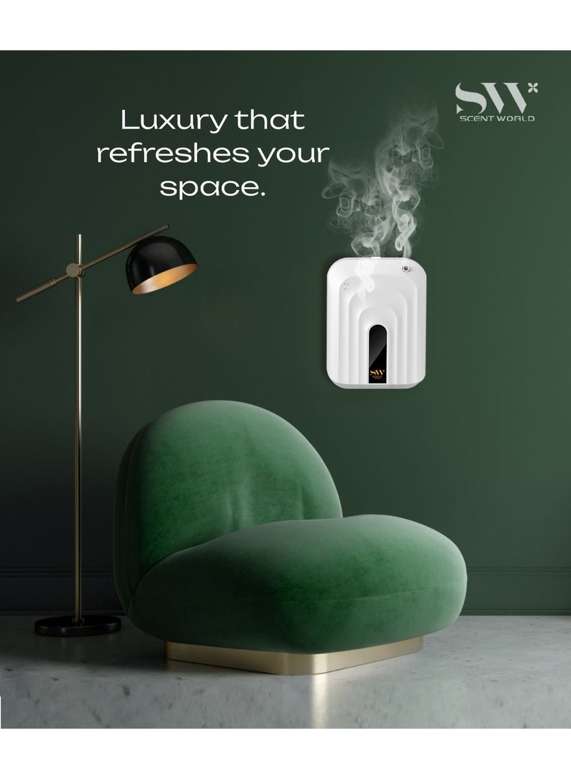 Scent World S20 Smart Nano Aroma Diffuser with Bluetooth – Portable Fragrance Machine for Small Spaces + Free 100ml Fragrance Oil - Image 3